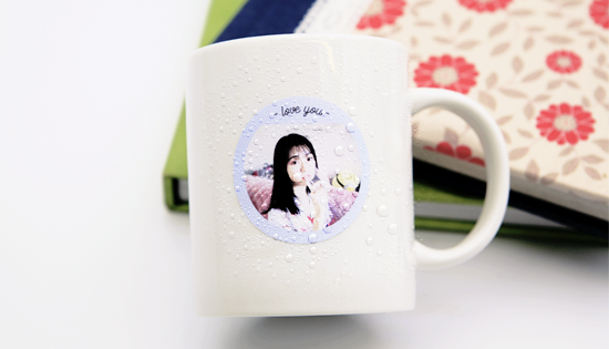 정사각 스티커 용지