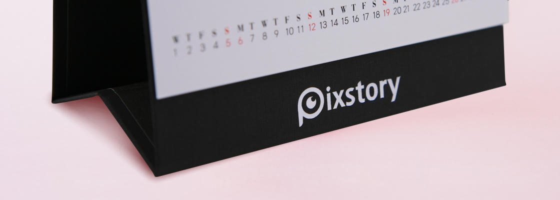 달력 받침대 은박 가공